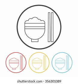 rice line icon