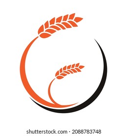 Rice logo template vector icon design