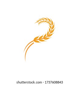 rice logo vector template design