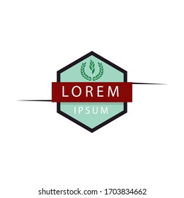 ilustración vectorial del logotipo del molino de arroz. icono de símbolo de granja. 