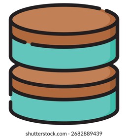 Icono moderno del Vector del arroz – Plantilla mínima del símbolo de la ilustración para el diseño móvil del UI del App del Web
