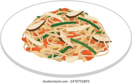 Rice noodles are a type of rice noodle made from non-glutinous rice flour. Available in Fujian Province, China, Taiwan, Vietnam, Southeast Asia, and Japan.