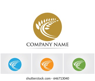 Rice oat meal logo