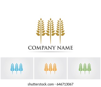 Rice oat meal logo