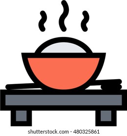 rice outline icon