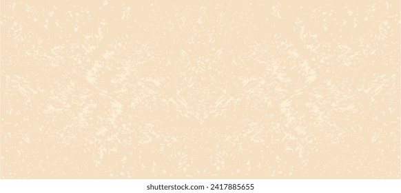 Rice paper. Vector stock illustration. Vintage grunge background with  dots and speckles. Minimalistic grainy eggshell paper texture. 