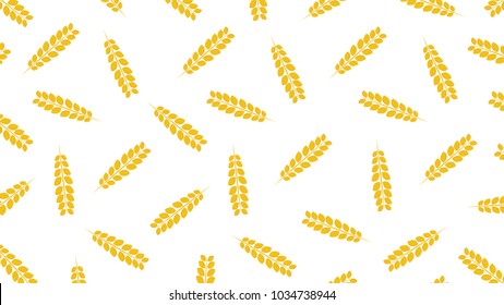 Rice pattern vector. free space for text. wallpaper. background.