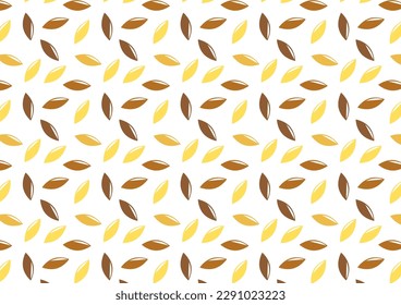 Papel pintado de patrón de arroz. vector de arroz. espacio libre para texto. Patrón Paddy.