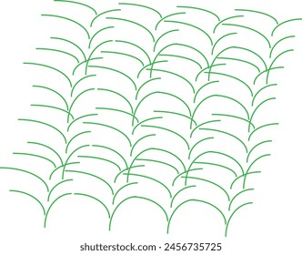Rice plant design , rice field design