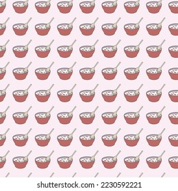 rice porridge pattern, can be used for background