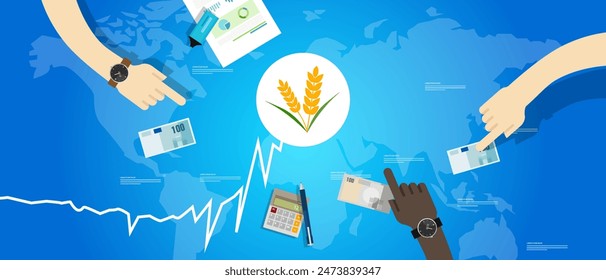 Rice price going up rising high rise increase in commodity market international trading market