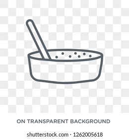 Rice Pudding icon. Rice Pudding design concept from Spanish Food collection. Simple element vector illustration on transparent background.