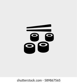 rice rolls icon vector