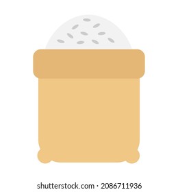 rice sack clip art vector illustration