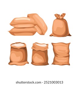 Rice Sack Vector Asset for Agricultural Use