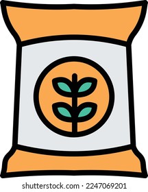  Rice sack Vector Icon which is suitable for commercial work and easily modify or edit it
