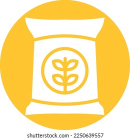  Rice sack Vector Icon which is suitable for commercial work and easily modify or edit it
