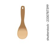rice scoop icon logo vector design template
