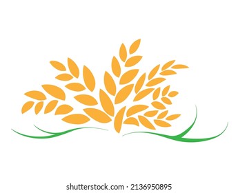 Rice or rice seed symbol and Agricultural equipment