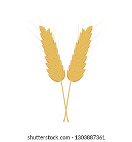 Rice symbol vector. logo design.