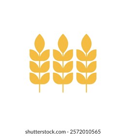 Rice symbol. Wheat symbol vector. wallpaper. logo design.