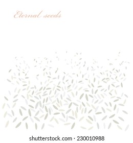 Rice vector background