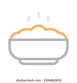 rice vector color line icon 