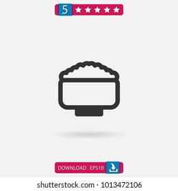rice vector icon