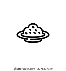 Reis-Vektorsymbol. perfekte Verwendung für Logo, Präsentation, Anwendung, Website und mehr. Symboldesign-Stil