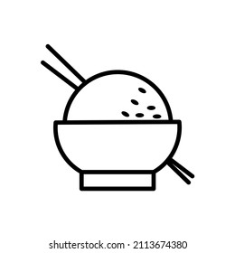 rice vector, icon or symbol design