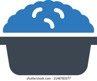 Reis-Vektorgrafik auf transparentem Hintergrund. Symbole in Premium-Qualität. Glyphen Vektorsymbol für Konzept und Grafikdesign.