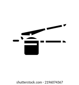 ricer potato glyph icon vector. ricer potato sign. isolated symbol illustration