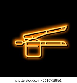 ricer potato neon light sign vector. ricer potato illustration