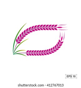 Rice,Rice berry,Vector illustration