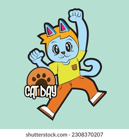 the rich cat illustration design for sukajan is mean japan traditional cloth or t-shirt with digital hand drawn Embroidery Men T-shirts Summer Casual Short Sleeve Hip Hop T Shirt Streetwear