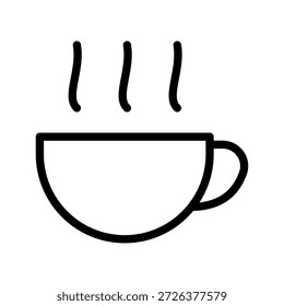 Conjunto de ícones de café rico para cafés, bebidas, menus de bebidas e design de interface do usuário de café
