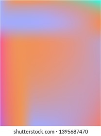 Rich in color fantasy gradient mesh wallpaper. Vector illustration space. Startling splash and spreading spot. Orange multicolor and variety of fantasy wallpaper.