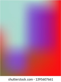Rich in color fantasy wallpaper. Juicy splash and spreading spot. Vector illustration presentation. Red multicolor and variety of fantasy wallpaper.