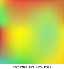 Rich in color fantasy wallpaper. Startling splash and spreading spot. Vector illustration flat. Yellow multicolor and variety of fantasy wallpaper.