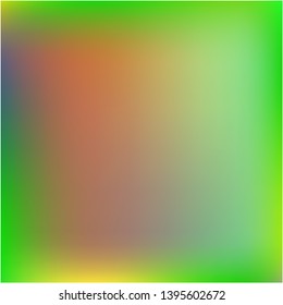 Rich in color fantasy wallpaper. Vector illustration cover. Amazing splash and spreading spot. Green multicolor and variety of fantasy wallpaper.