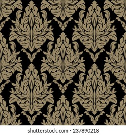 Rich damask seamless Wallpaper