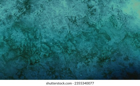 Textura de fondo azul oscuro, piedra de mármol o banner texturado de roca con un elegante diseño y un color verde oscuro y azul claro y elegante, vector Ilustración