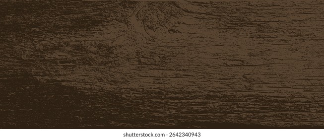 Madeira marrom escuro rico apresenta grãos intrincados e uma superfície lisa, destacando o charme rústico. Esta textura evoca calor e natureza, adequado para vários projetos de design.