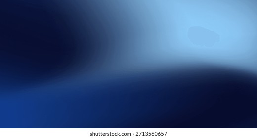 Rico fundo azul profundo Gradiente Granulado Arte moderna. Texturizado azul gradiente abstrato design vetor