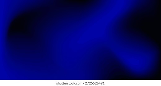 Fundo Granulado De Gradiente Azul Profundo Rico. Fundo de abstração de gradiente azul texturizado. Fundo abstrato de cor azul escuro com textura de ruído.	