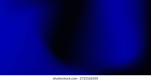 Rich Deep Blue Gradient Grainy Background. Textured blue gradient abstraction backdrop. Dark blue color abstract background with noise texture.	