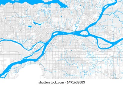 Rich Detailed Vector Area Map Surrey Stock Vector (Royalty Free ...