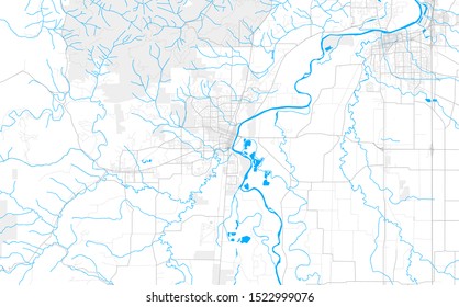 Rich Detailed Vector Area Map Corvallis Stock Vector (Royalty Free ...