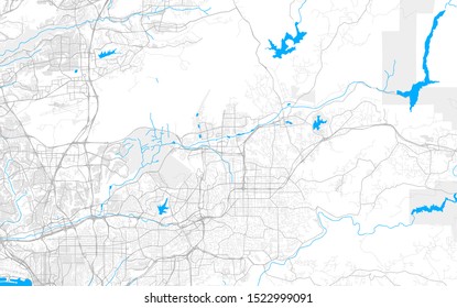 Rich Detailed Vector Area Map Santee Stock Vector (Royalty Free ...