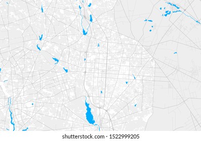 Rich detailed vector area map of Vineland, New Jersey, USA. Map template for home decor.